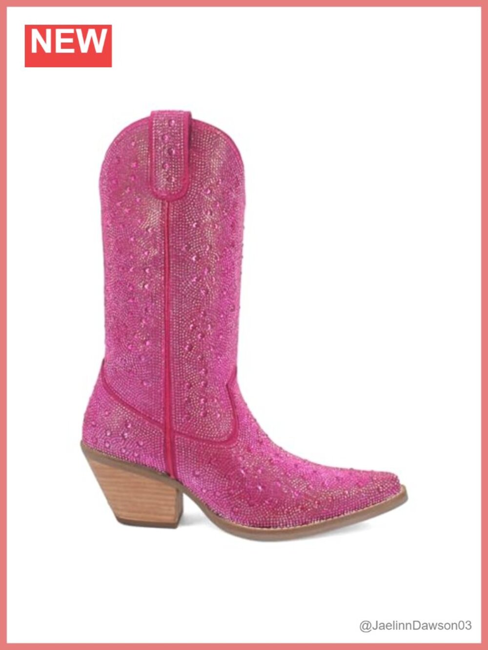Dingo Womens Silver Dollar Rhinestone Round Toe Pull On Casual Boots Mid Calf